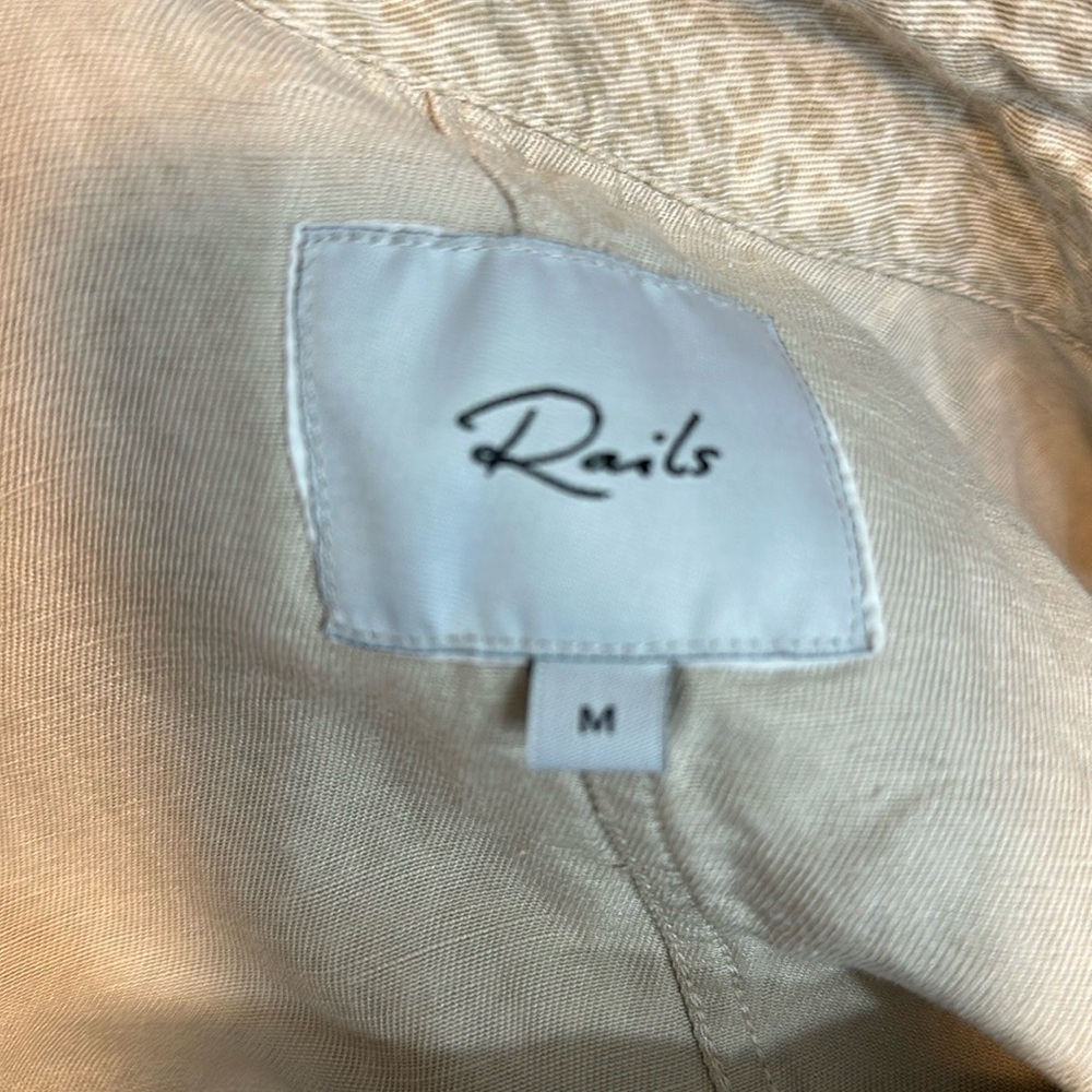 Rails Collin's Jacket in White Mini Cheetah Print - Picture 5 of 7